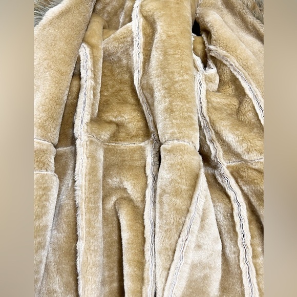 St Johns Bay Womens Vintage 90s y2k Penny Lane Boho Style Leather Coat Size M - Picture 4 of 8